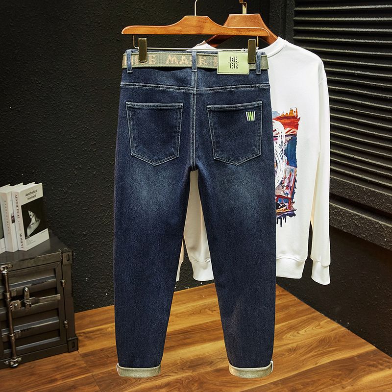 Unisex Casual Daily Denim Jeans - Image 4