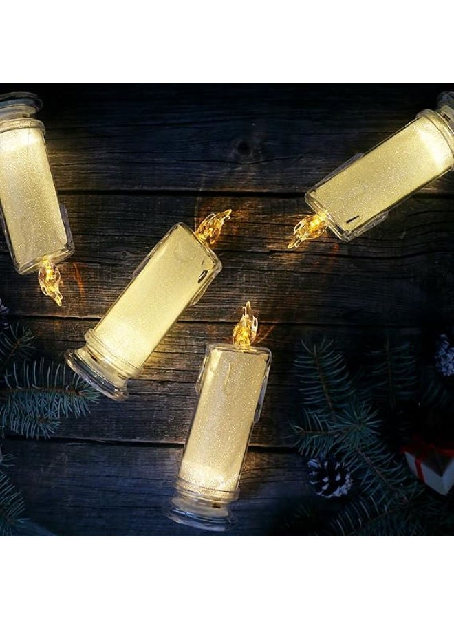 6 pieces - Christmas LED Flameless Candles - Image 2