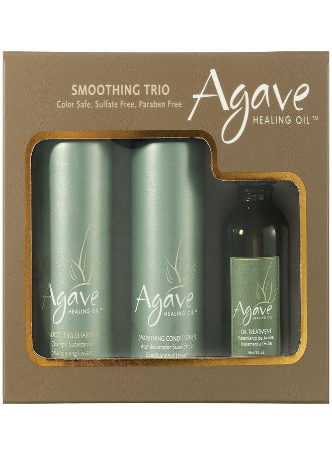 Agave HEALING OIL Agave Agave Smoothing Trio, 3 Count (Pack of 1)  - Image 3