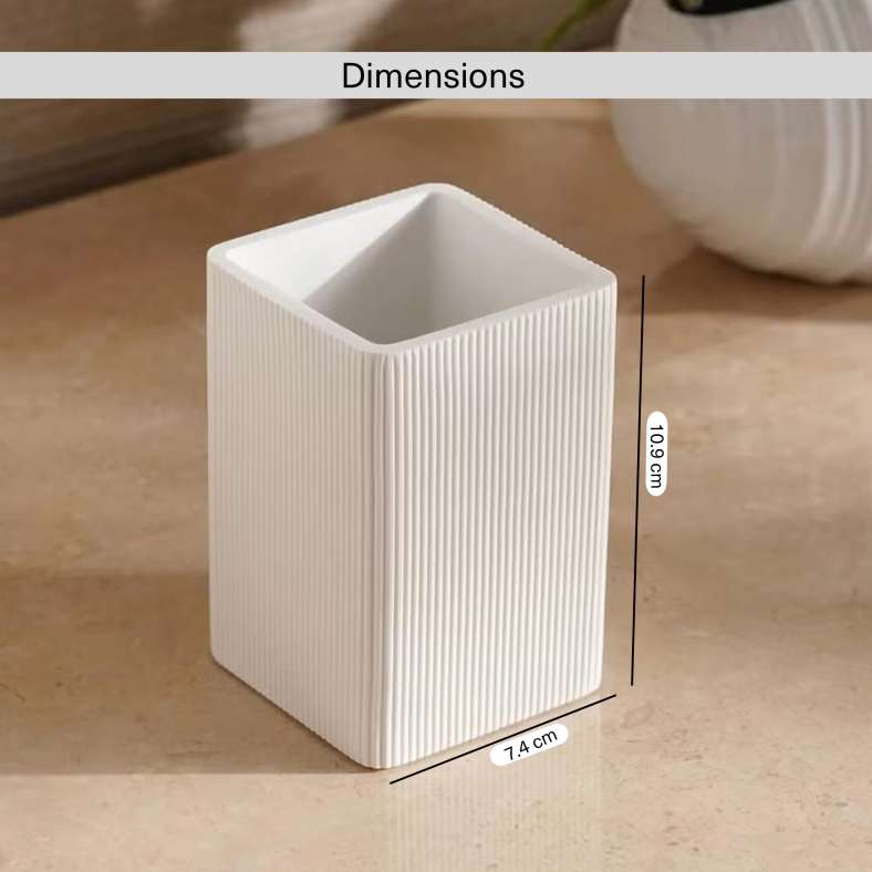 Pan Home كوب أبيض لتزيين المنزل - Image 5
