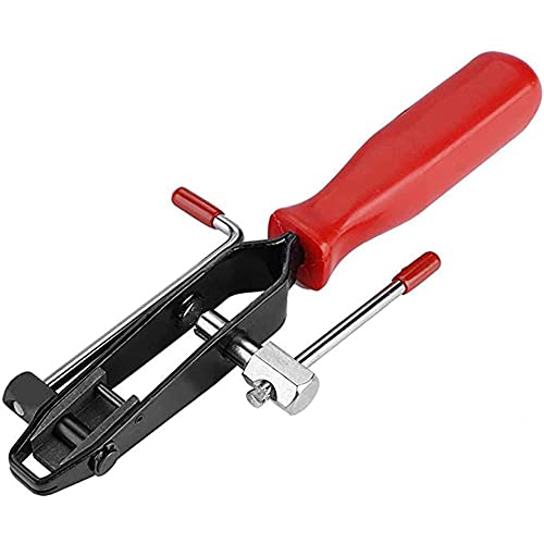 ESreake CV Joint Ear Clamp Banding Tool with Cutter, ESreake Auto Vehicle Tools Cut-Off Pliers Use for Car Repair, 10mm Fuel Hose, Cooling System, Vacuum Hoses Clamping (CV Joint Banding Tool with Cutter) - Image 1