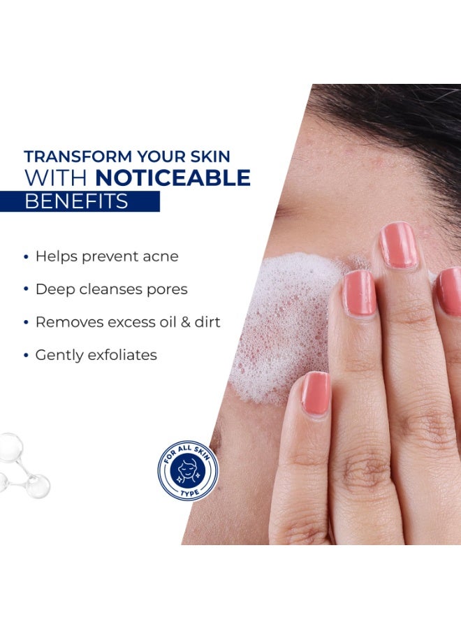 Leeford Clinsol Foaming Facewash - 60ml | Advanced Acne Fighting Formula | Helps to Prevent Acne & Pimples | For all Skin Types | Removes Excess oil & dirt | Paraben Free | Dermatologically Tested - Image 4