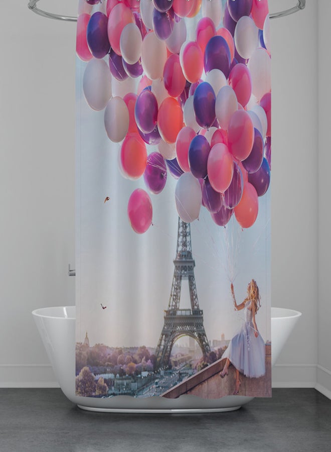 Home Print ستارة حمام مقاومة للماء 