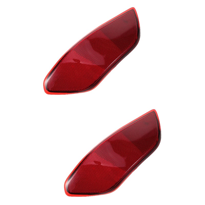 2pcs Rear Bumper Trim Reflector Light Replacement Lamp Rear Bumper Light For Car (Right) - Image 1