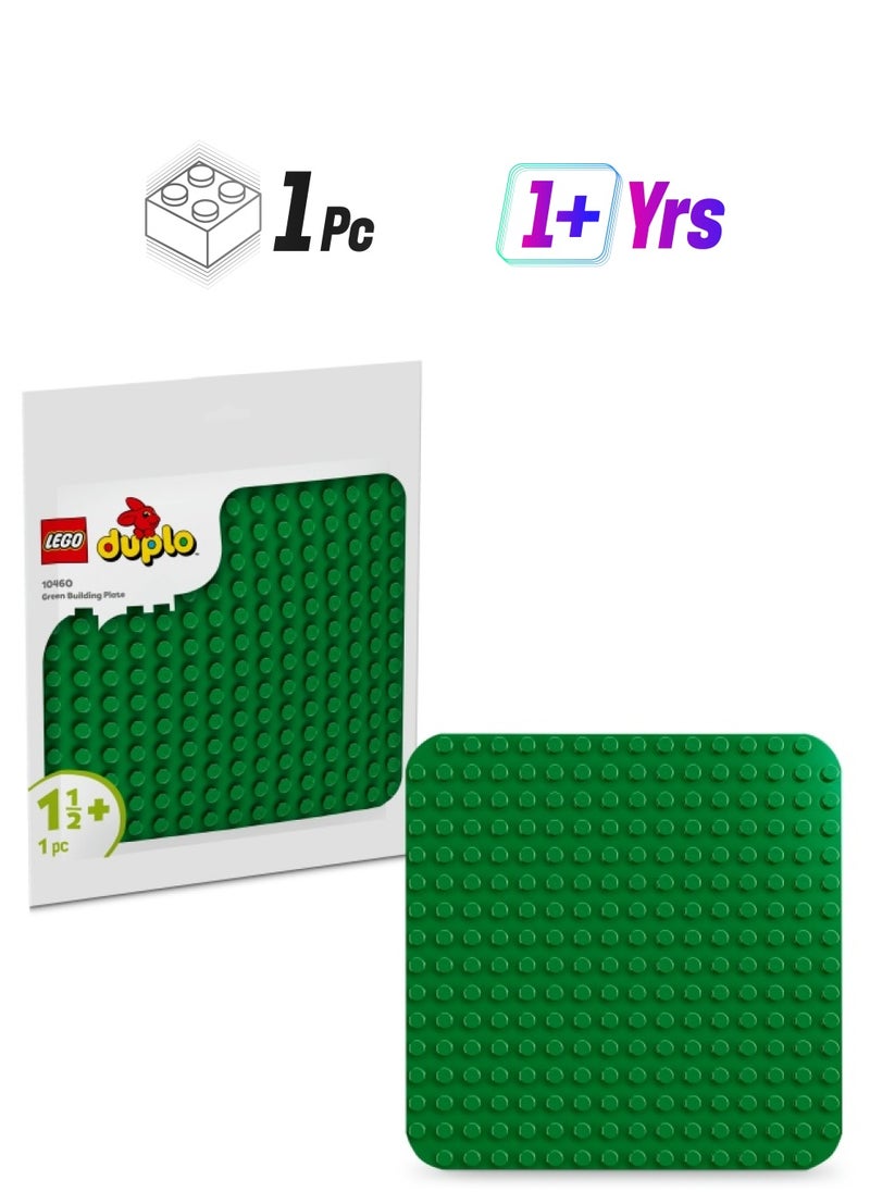 LEGO Duplo Classic Green Building Plate 10460 (1) Pieces  - Image 1