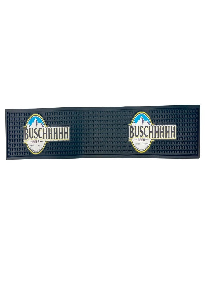 Artisan Owl Bar Rail Mat Compatible with Busch Light Beer - Professional Drip Mat - Officially Licensed - 23.75 x 3.5 Inches - Image 1
