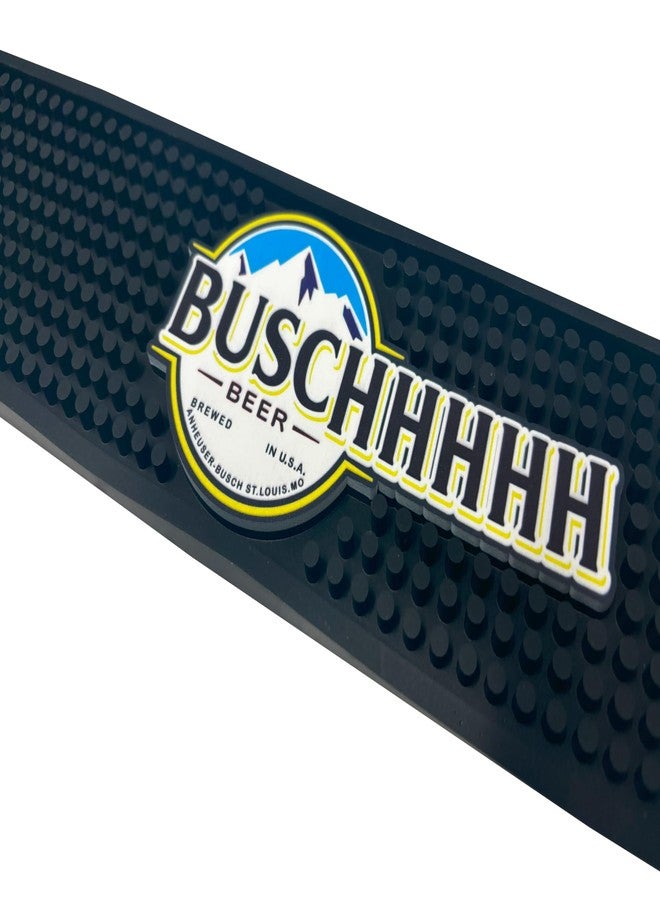 Artisan Owl Bar Rail Mat Compatible with Busch Light Beer - Professional Drip Mat - Officially Licensed - 23.75 x 3.5 Inches - Image 2