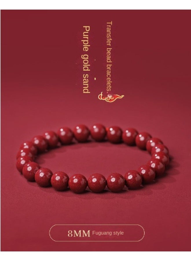 جوديس 【goddess Renewal】 سوار العقيق الأرجواني للرجال والنساء، سوار حبات العقيق الأصلي - Image 1