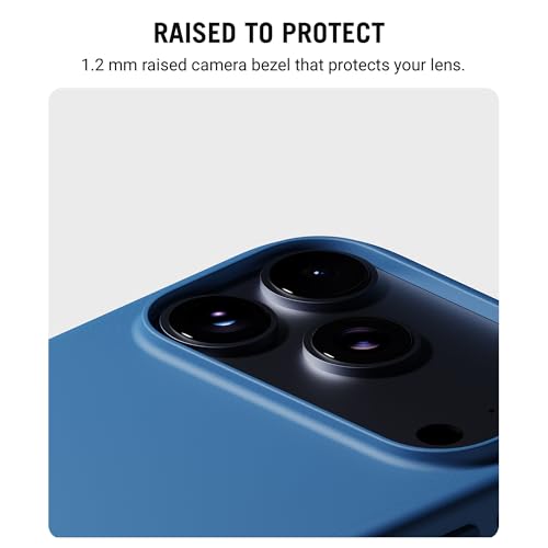 DailyObjects غطاء مغناطيسي كلاسيكي من DailyObjects لجهاز iPhone 17 Pro Max | متوافق مع Magsafe | حماية الكاميرا والجسم | مقاوم للصدمات والخدوش | حماية هجينة مزدوجة | شحن لاسلكي - أزرق إنديغو - Image 2
