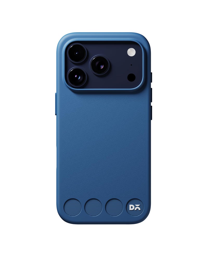 DailyObjects غطاء مغناطيسي كلاسيكي من DailyObjects لجهاز iPhone 17 Pro Max | متوافق مع Magsafe | حماية الكاميرا والجسم | مقاوم للصدمات والخدوش | حماية هجينة مزدوجة | شحن لاسلكي - أزرق إنديغو - Image 1