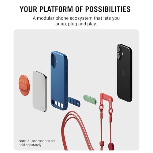 DailyObjects غطاء مغناطيسي كلاسيكي من DailyObjects لجهاز iPhone 17 Pro Max | متوافق مع Magsafe | حماية الكاميرا والجسم | مقاوم للصدمات والخدوش | حماية هجينة مزدوجة | شحن لاسلكي - أزرق إنديغو - Image 5