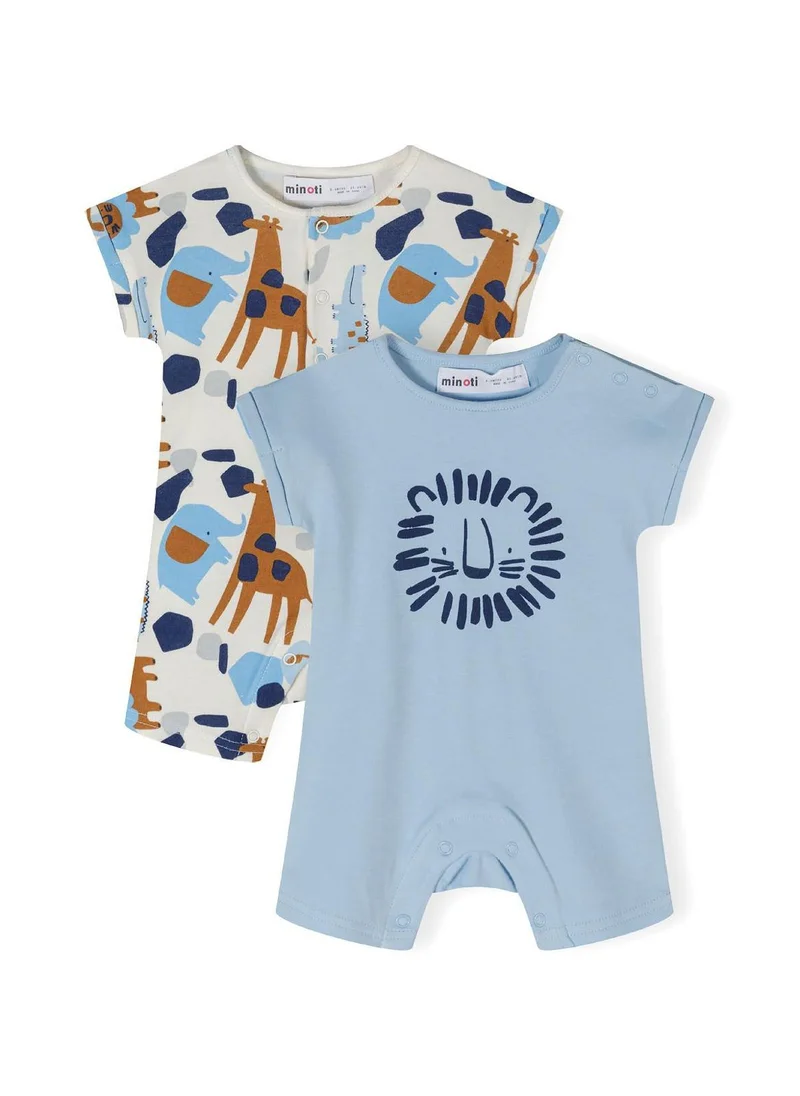 مينوتي Baby 2 Pack Short Sleeve Rompers