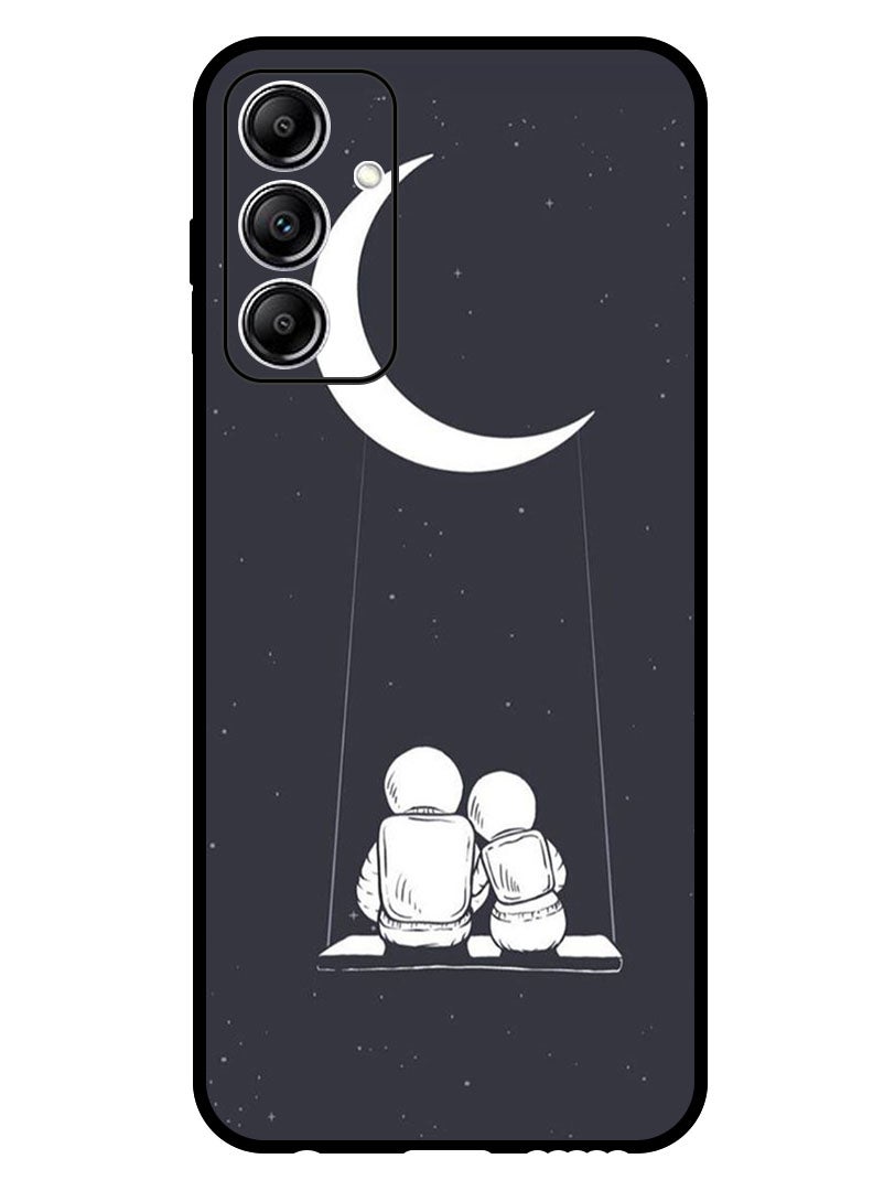 Theodor Protective Case Anti Scratch Shock Proof Bumper Cover For Samsung Galaxy A35 Two Astronauts - Image 1