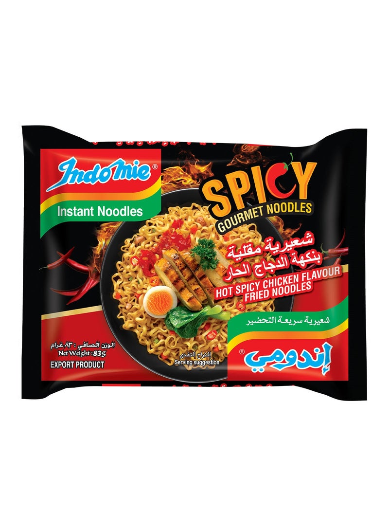 Indomie Spicy Chicken Fried Gourmet Noodles 5 x 83g  - Image 2