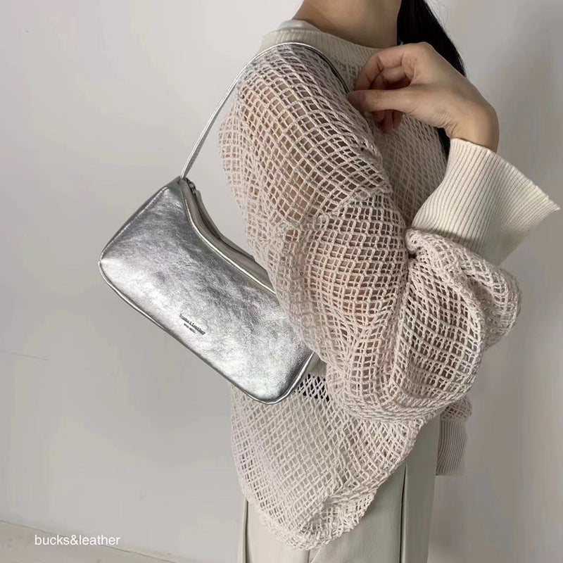 حقيبة تسوق نسائية من جلد الغنم الصافي - Image 1