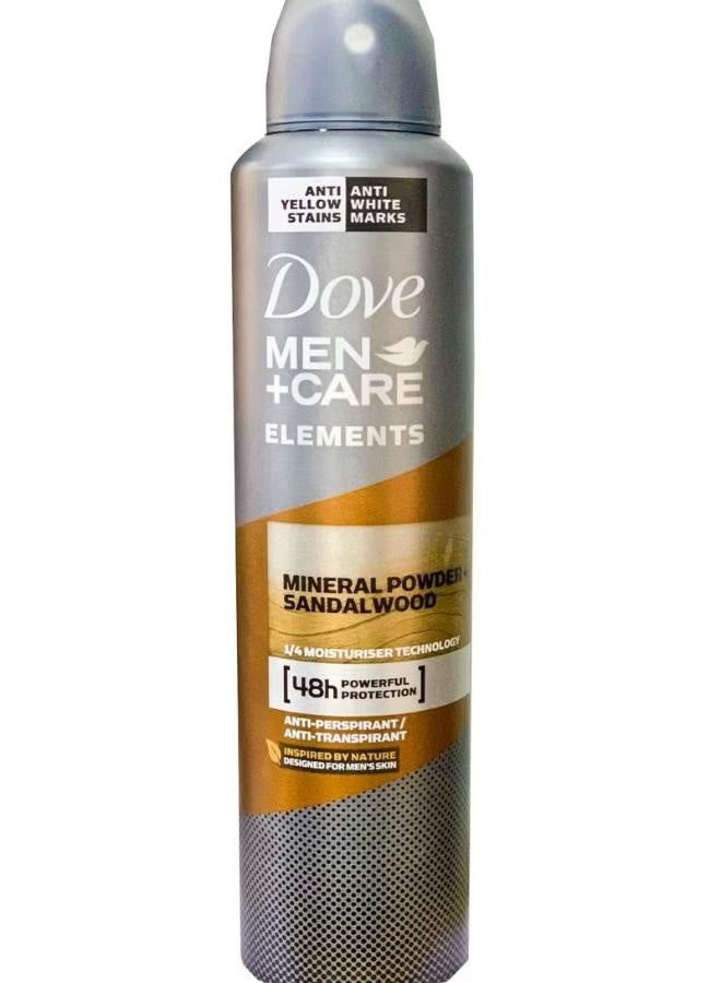 دوف Dove Men Plus Care mineral powder 48H Spray 250ml