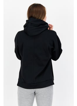 Adidas Women Sportswear Fit Long Sleeve Training Sweatshirt, Black  - Image 4
