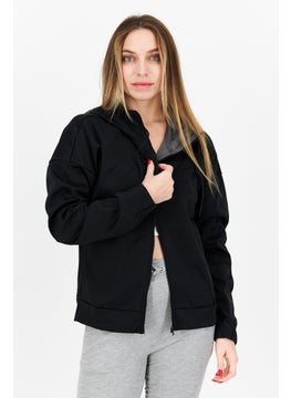 Adidas Women Sportswear Fit Long Sleeve Training Sweatshirt, Black  - Image 1