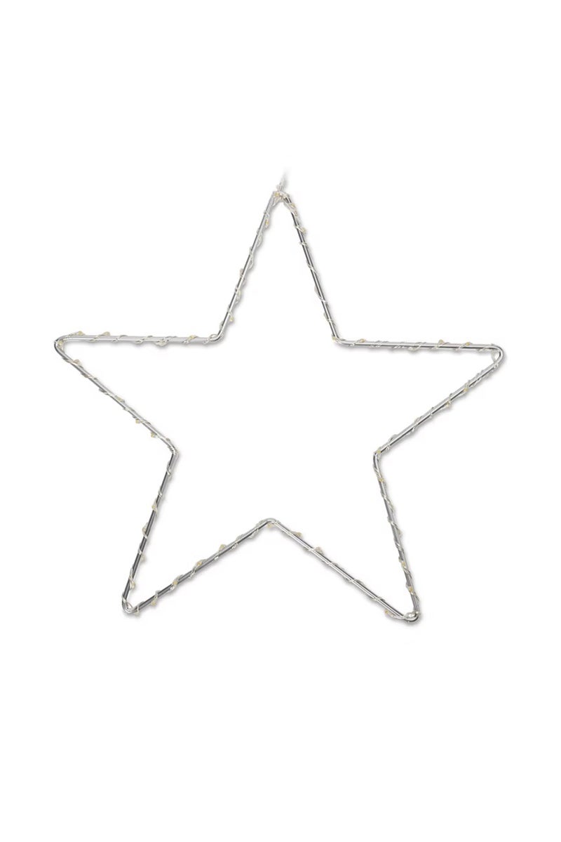 Tchibo Led Star Outdoor Lighting 30 cm, Silver - Image 2