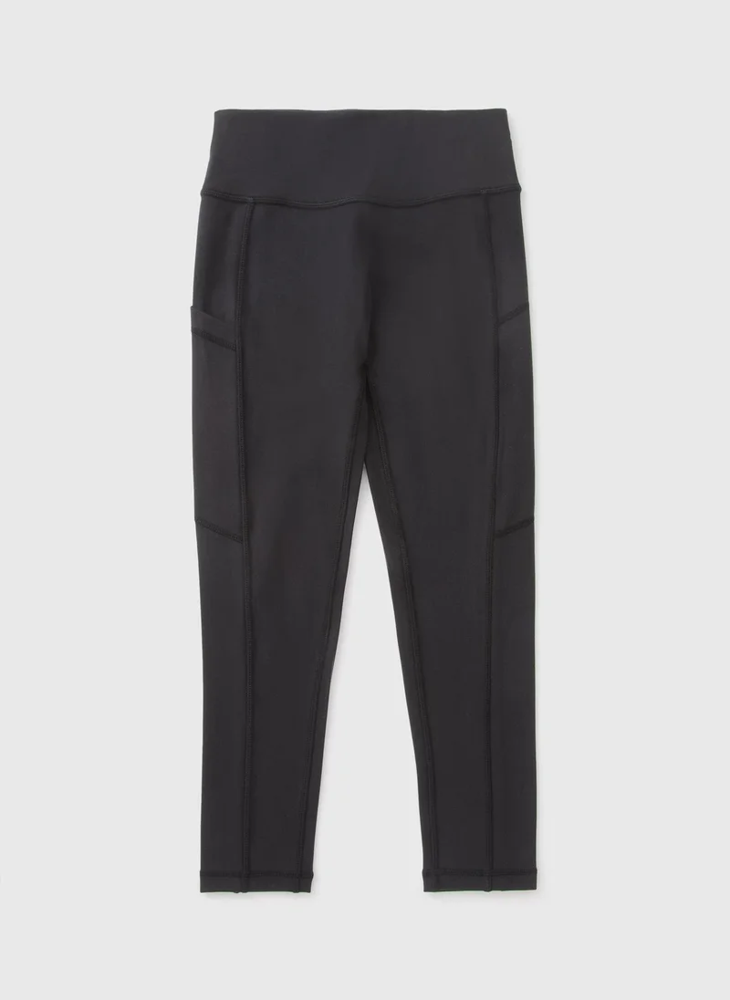 Matalan Girls Black Soft Touch Leggings