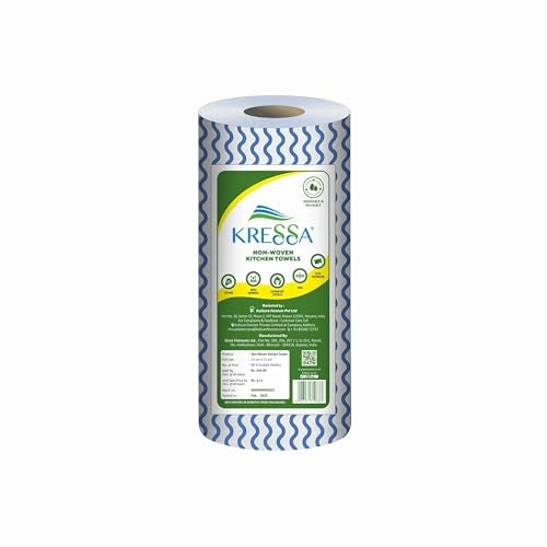 Kressa Non-Woven Kitchen Towel Roll | Reusable & Washable Cleaning Towel (Pack of 1) - Image 1