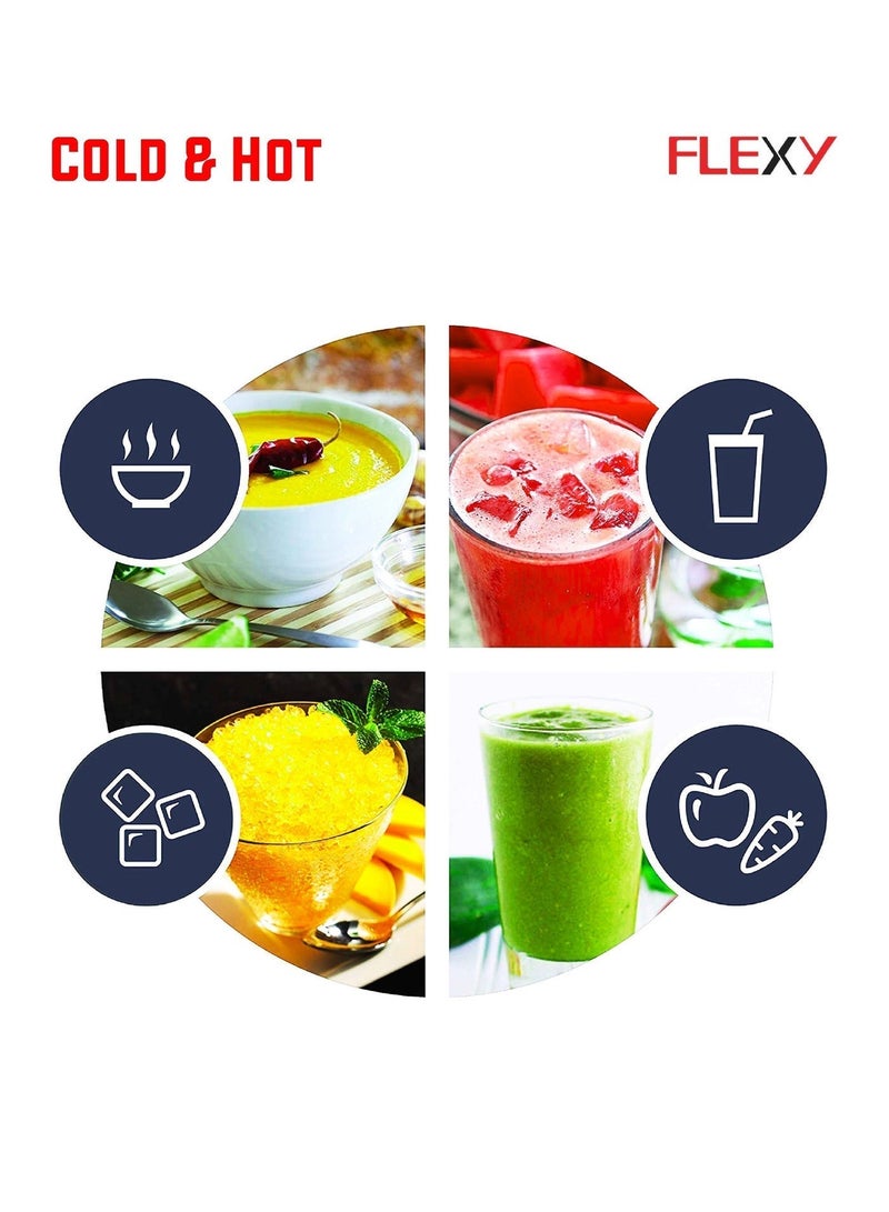 Flexy Multifunctional 3-In-1 Blender Grinder And Chopper With 650W Power, 3-Speed Rotary Switch And 1600ml Jar Capacity - Image 2