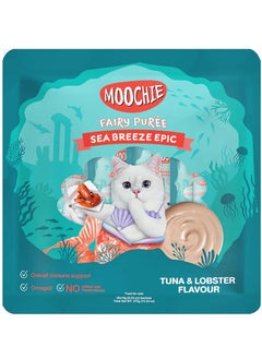 MOOCHIE Cat Wet Treat - Tuna & Lobster Flavor - 25x15g - Suitable For All Life Stages 