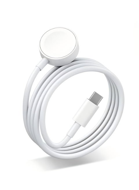 Fast Charging USB C Watch Charger Cord Compatible for Apple Watch, Magnetic Watch Charging Cable Compatible for Watch Series 9/8/7/Ultra/Ultra2/SE2/6/5/4/3/2/1/SE1, Type C Cord, 1M