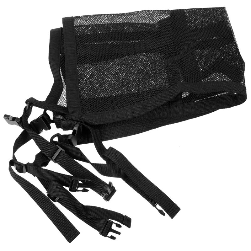 Dual Layer Car Ceiling Storage Net Organizer For SUV Truck Van Breathable Mesh - Image 2