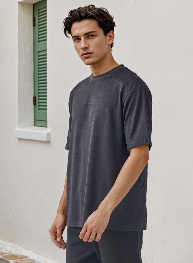 Kappa Jacquard Textured T-shirt - Image 1