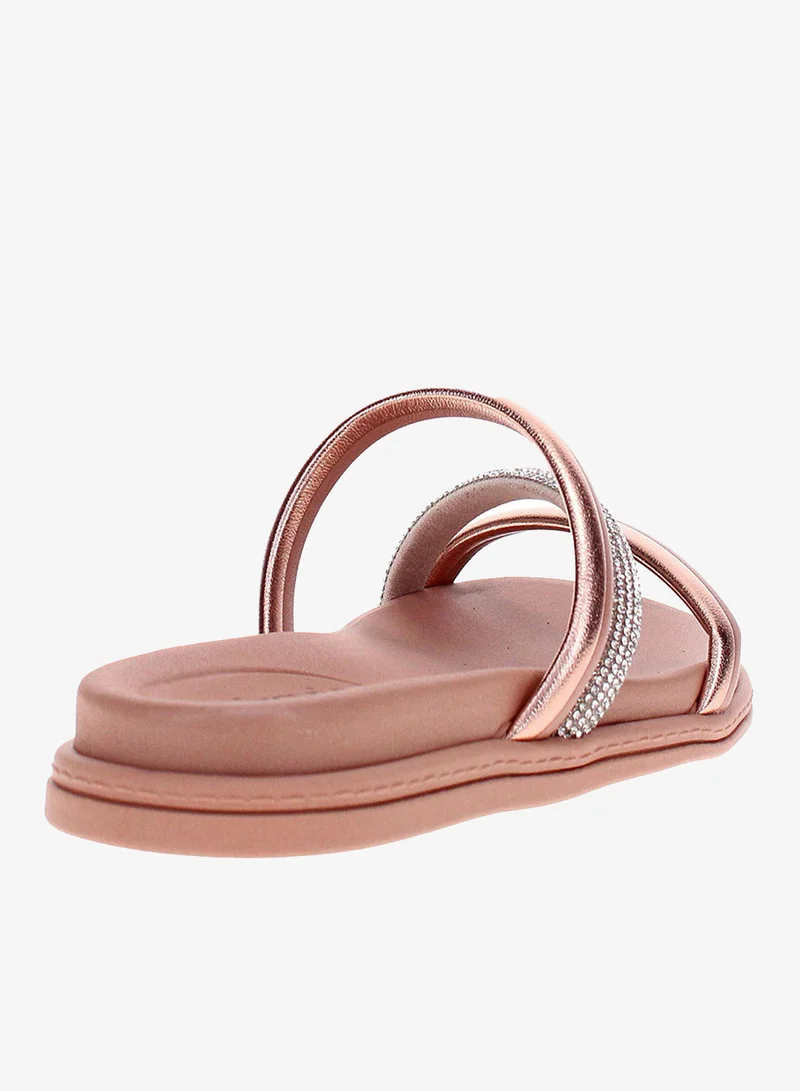 Beira Rio Beige Flat Sandals for Women – Stylish & Comfortable Everyday Wear for Women | Best Price UAE