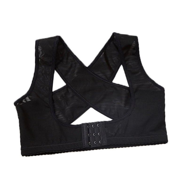 Adjustable Posture Corrector Belt For Men Women Black XL Back Support Brace - Image 5