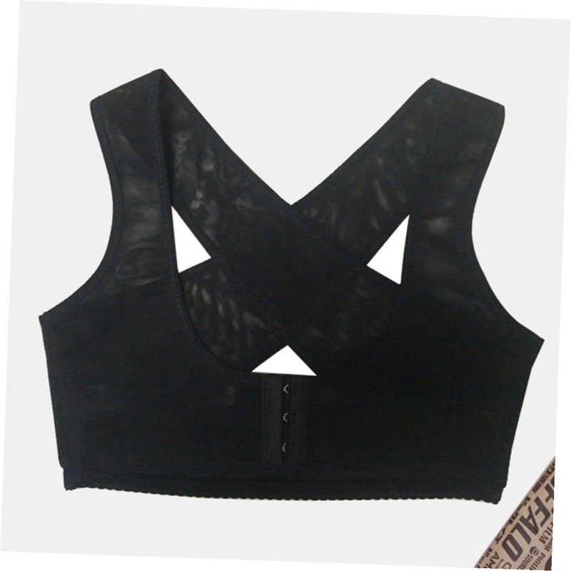 Adjustable Posture Corrector Belt For Men Women Black XL Back Support Brace - Image 4