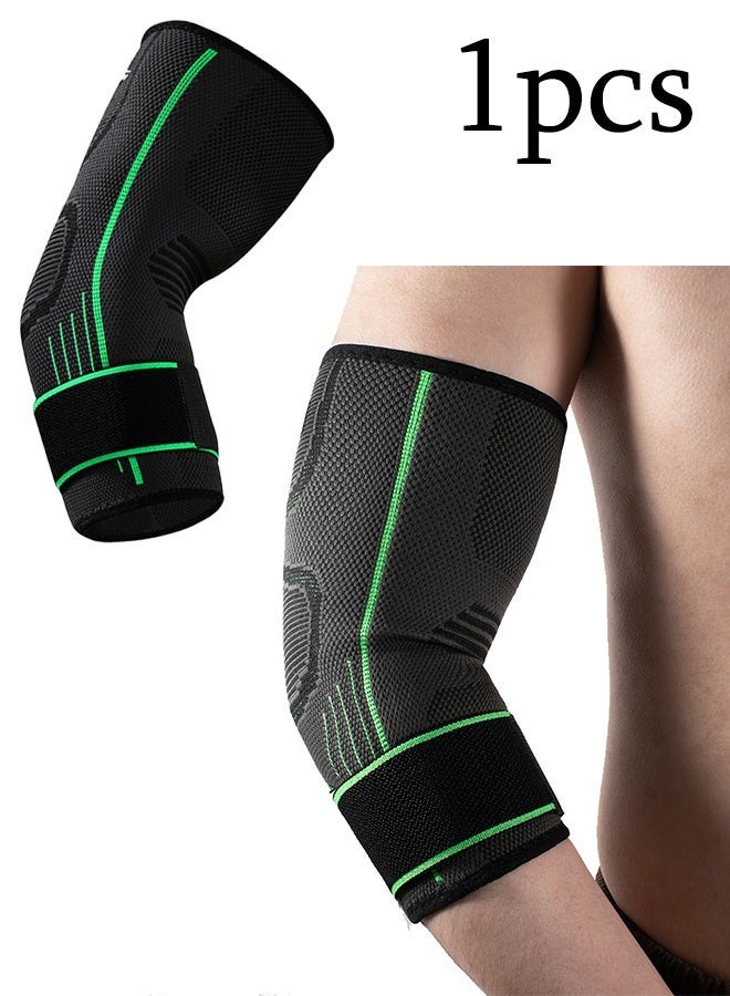 KANGLI 1PCS Elastic Elbow Sleeves Bandage Compression Elbow Support Pads for Weight Lifting Powerlifting Bodybuilding Arm Wrap Brace Strap - Image 1