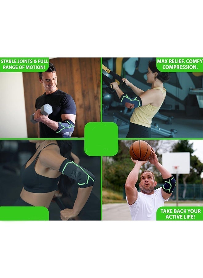 KANGLI 1PCS Elastic Elbow Sleeves Bandage Compression Elbow Support Pads for Weight Lifting Powerlifting Bodybuilding Arm Wrap Brace Strap - Image 3