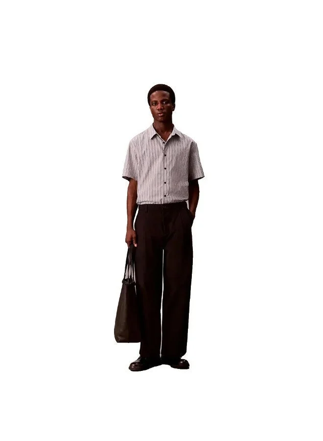 CALVIN KLEIN Textured Cotton T-Shirt