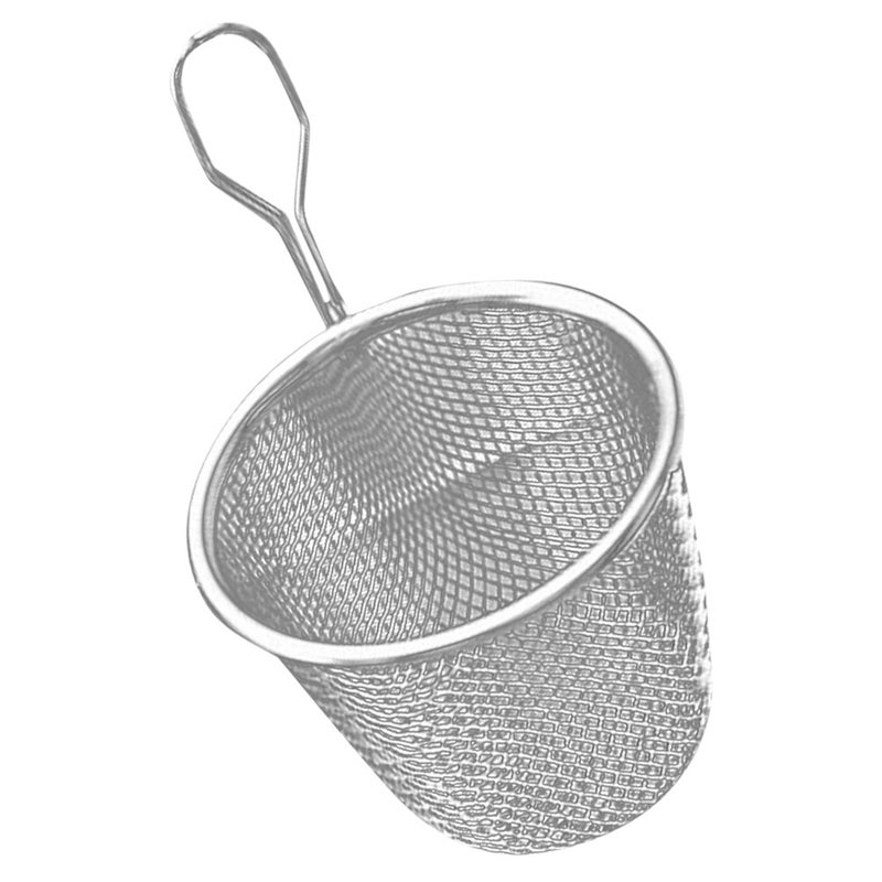 Pasta Cooker Stainless Steel Pasta Basket with Handle Strainer Skimmer Food Dumpling Noodle Strainer Basket for Noodles - Image 3