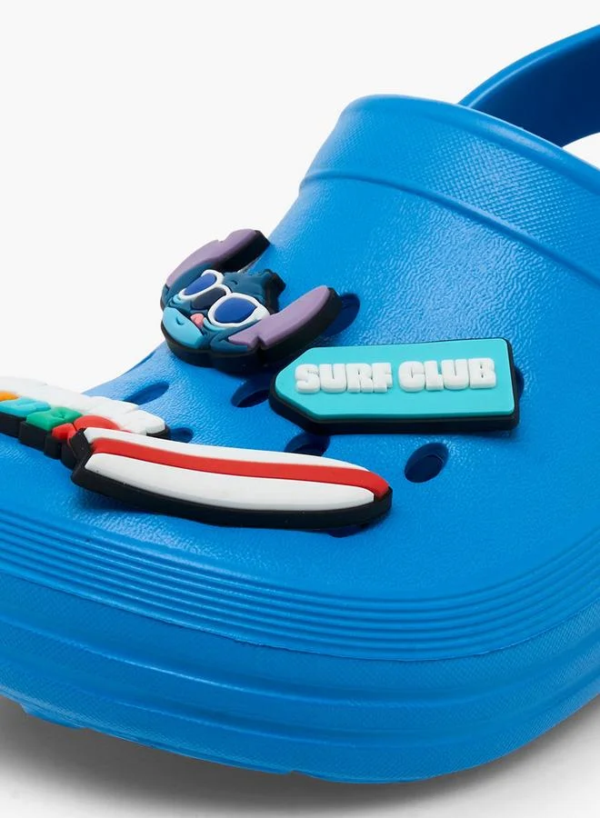 Disney BLUE Disney Boys Backstrap Stitch Accent Clogs for Men | Best Price UAE