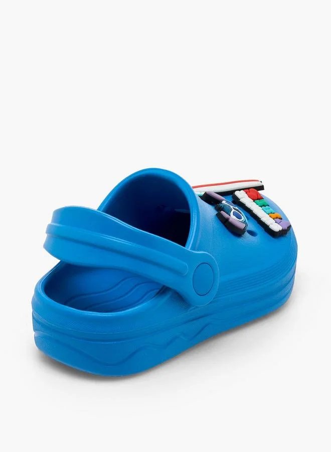 Disney BLUE Disney Boys Backstrap Stitch Accent Clogs for Men | Best Price UAE