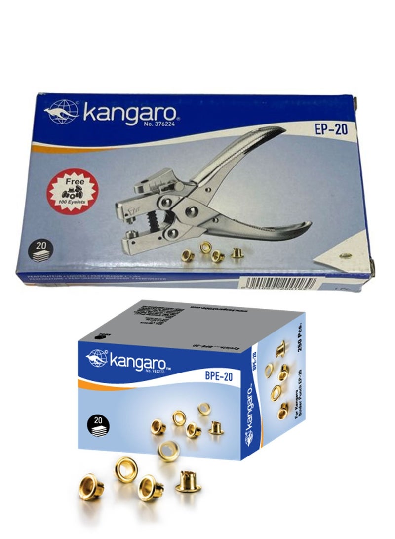 Kangaro Eyelet Punch With A Pack of Eyelets - Image 1