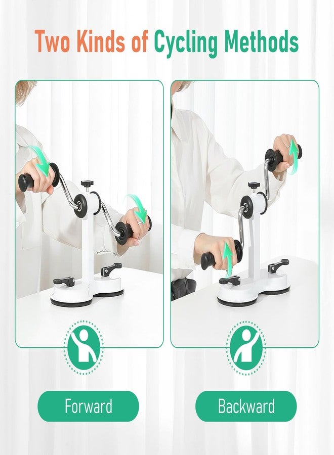 JFMkaer Arm Bike for Physical Therapy Table Top, Arm Rehabilitation Exerciser for Seniors, Home Fitness Equipment for Arm and Shoulder Workout, Shoulder Bike for Physical Therapy - Image 3