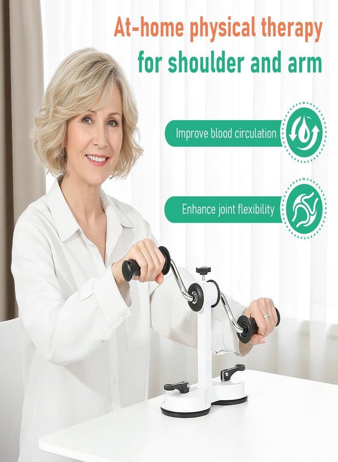 JFMkaer Arm Bike for Physical Therapy Table Top, Arm Rehabilitation Exerciser for Seniors, Home Fitness Equipment for Arm and Shoulder Workout, Shoulder Bike for Physical Therapy - Image 2