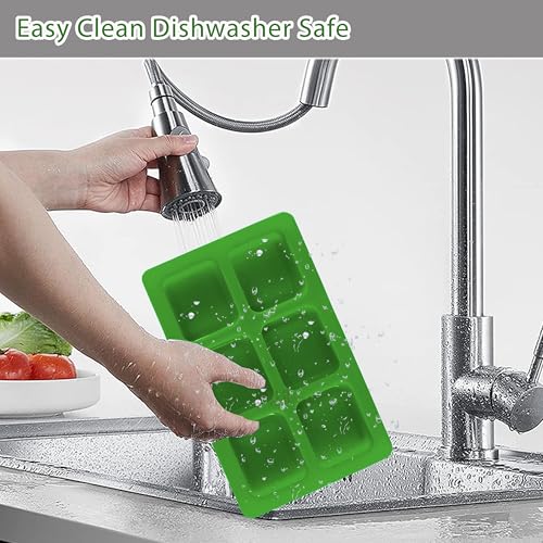 MoldBerry 6 Cavity Silicone Rectangle Soap Mould for Soap Making, Perfect Soap Mold for Handmade Soap, Lotion Bars, Wax Melts, Beeswax (Pack 1) - Image 5