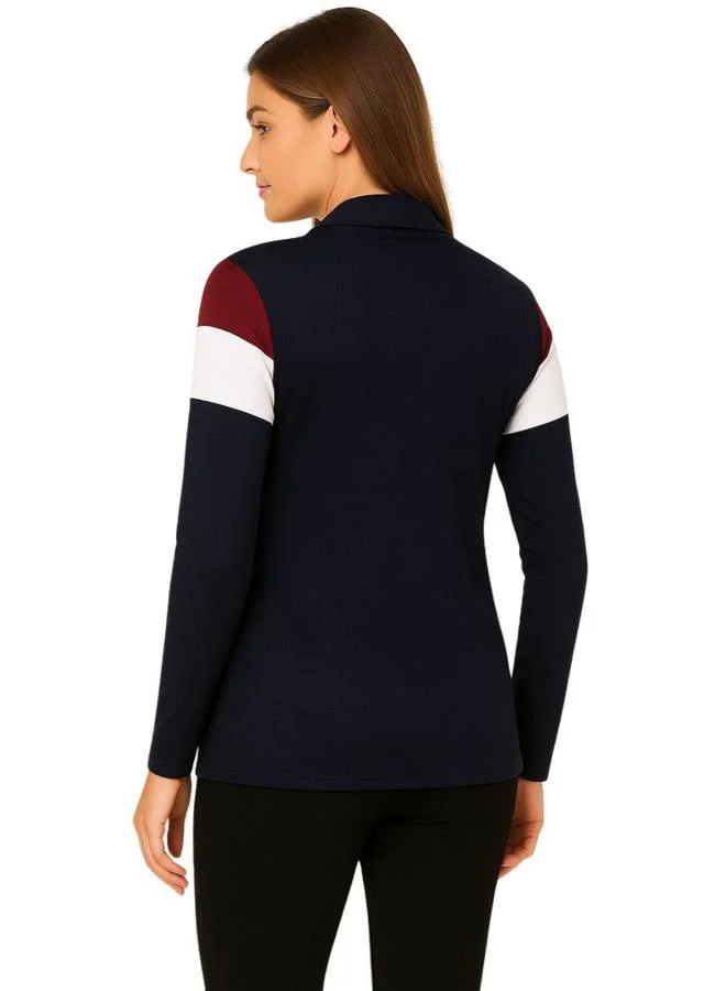 PAUSE Pause Color Block Open Front Shrug