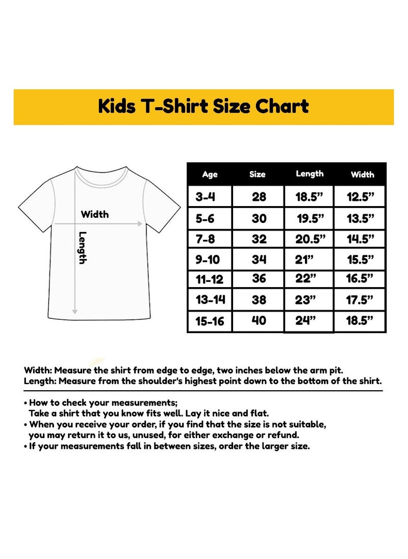 PRINTSHOP4ME - Kids Yellow Smiley Face Pack Of 2 T-Shirt And Cap Combo–Unisex Round Neck Short Sleeve Cotton T-Shirt - Image 1