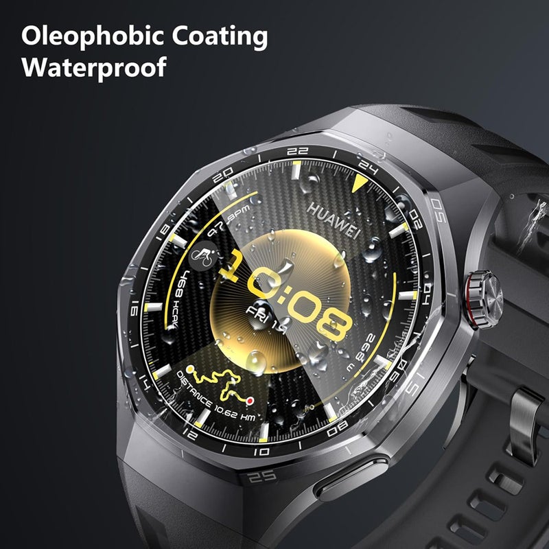 SJet 2 Pack Screen Protector for Huawei GT6 Pro 46mm, with Auto-alignment Installation kit, HD Scratch-Resistant Tempered Glass Screen Protector for Huawei GT 6 Pro 46mm - Image 4