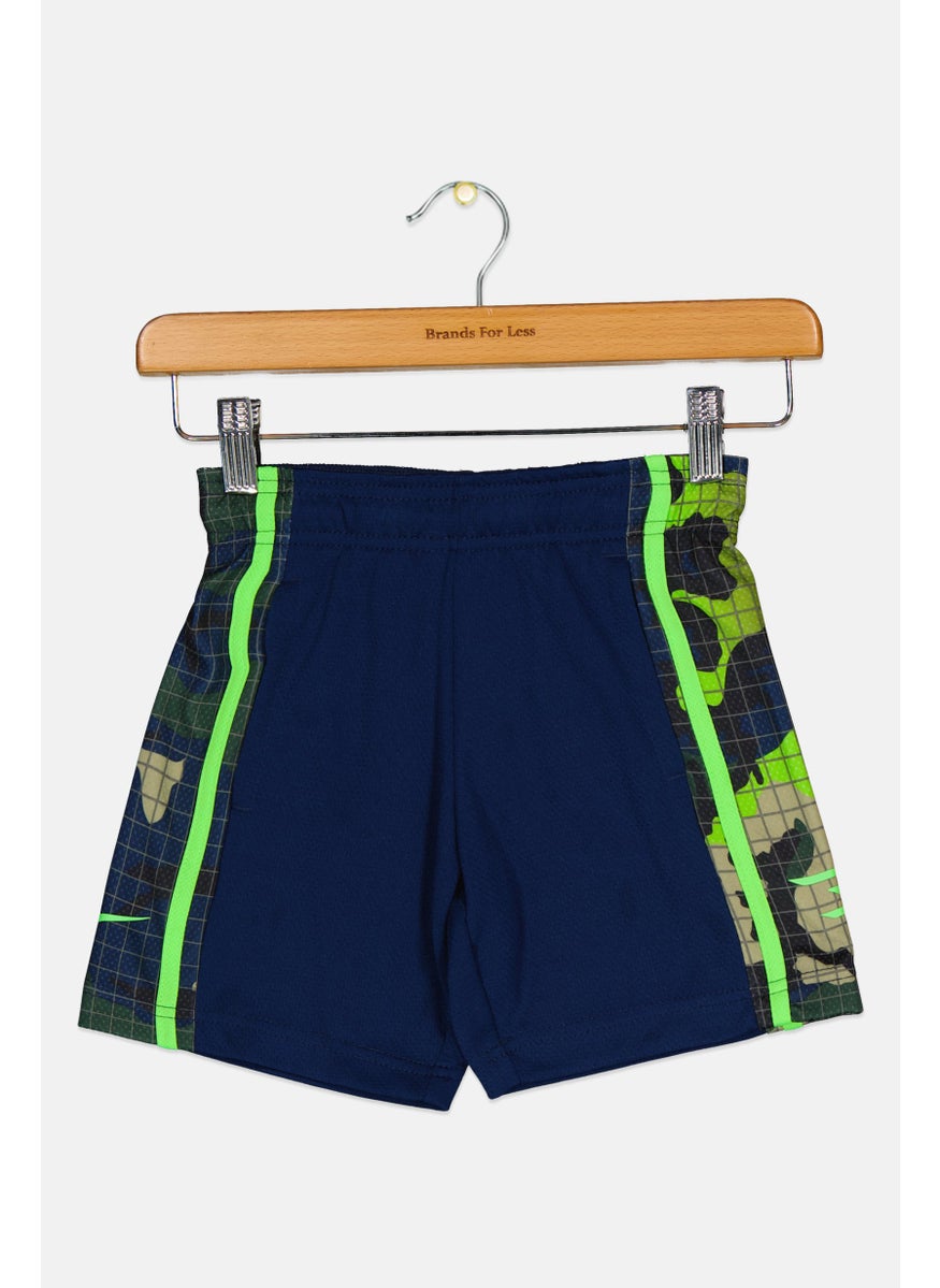 Nike 3Brand by Russell Wilson - Kids Boy Sportswear Fit Training Shorts, Navy - Image 1