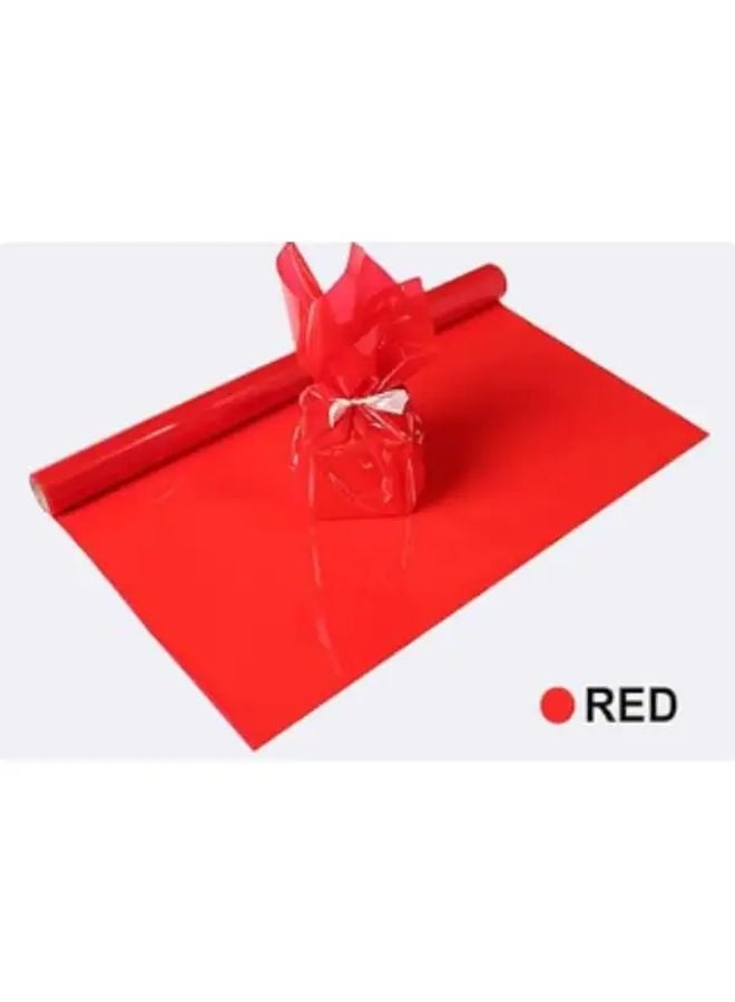 Royal Blue 7 Color Christmas Cellophane Wrapping Roll 33 8x118 Inches Transparent Plastic Gift Wrap - Image 5