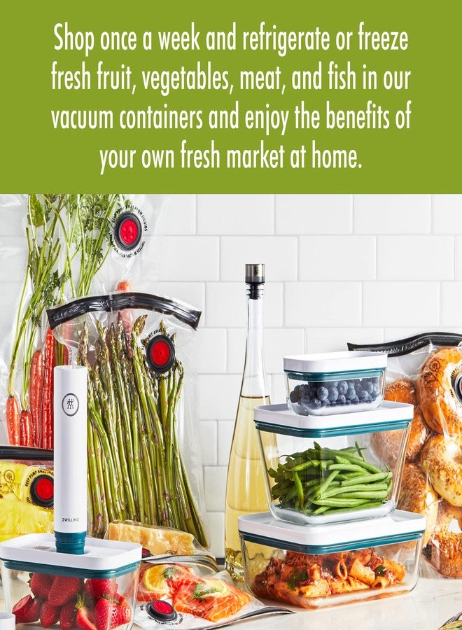 ZWILLING Fresh & Save Airtight Glass Food Storage Containers with Lids, Meal Prep Containers, One Size, La Mer - Image 4