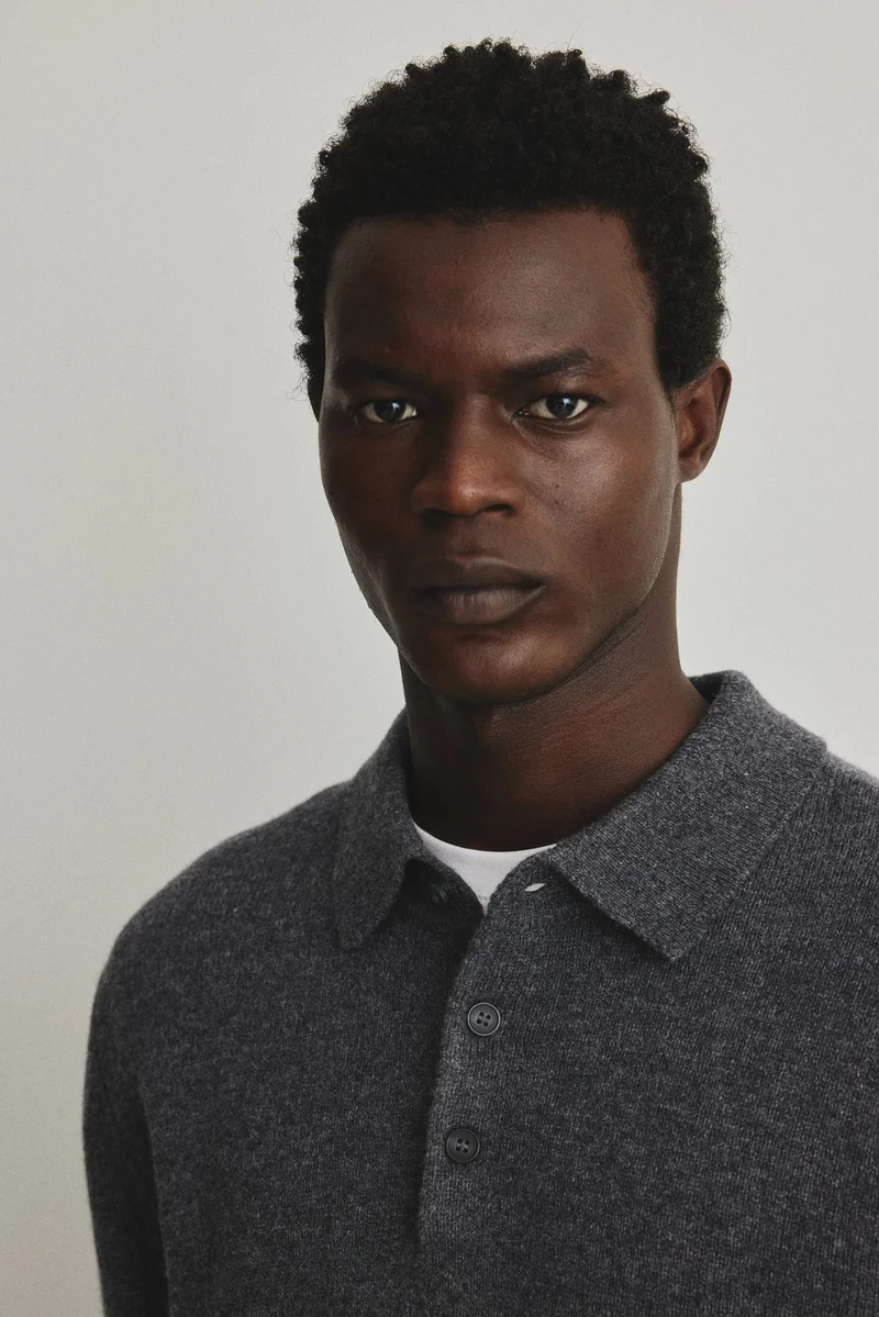 H&M Regular Fit Wool polo shirt